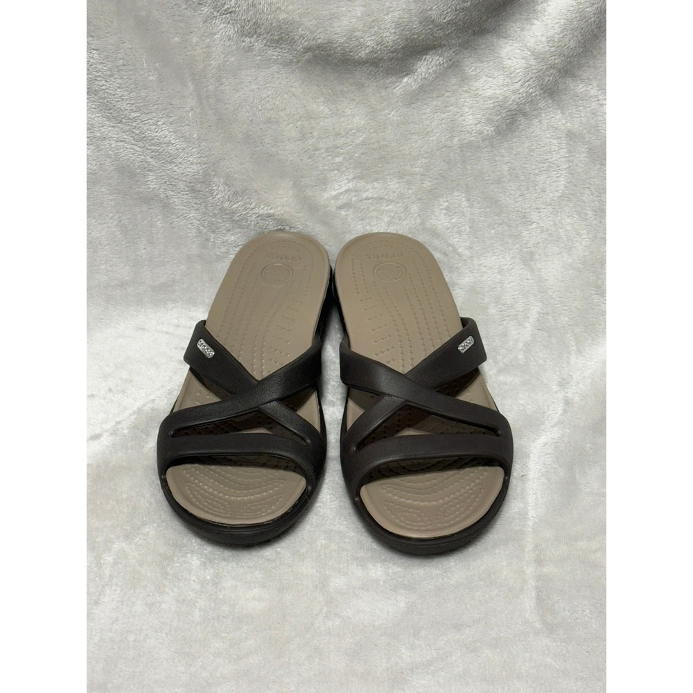 Crocs Meleen Twist Sandal Espresso Walnut Womens Size 9